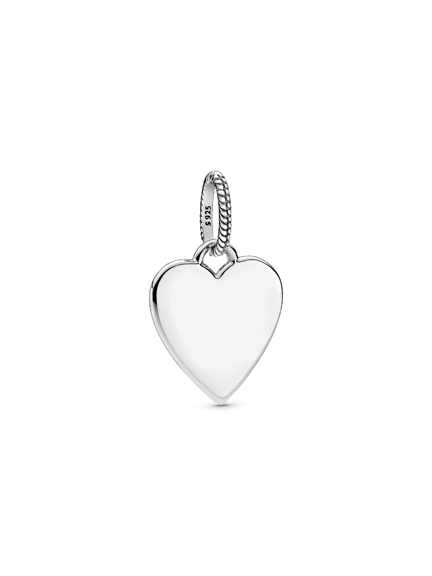 Charm Pendente de Coração Gravável
