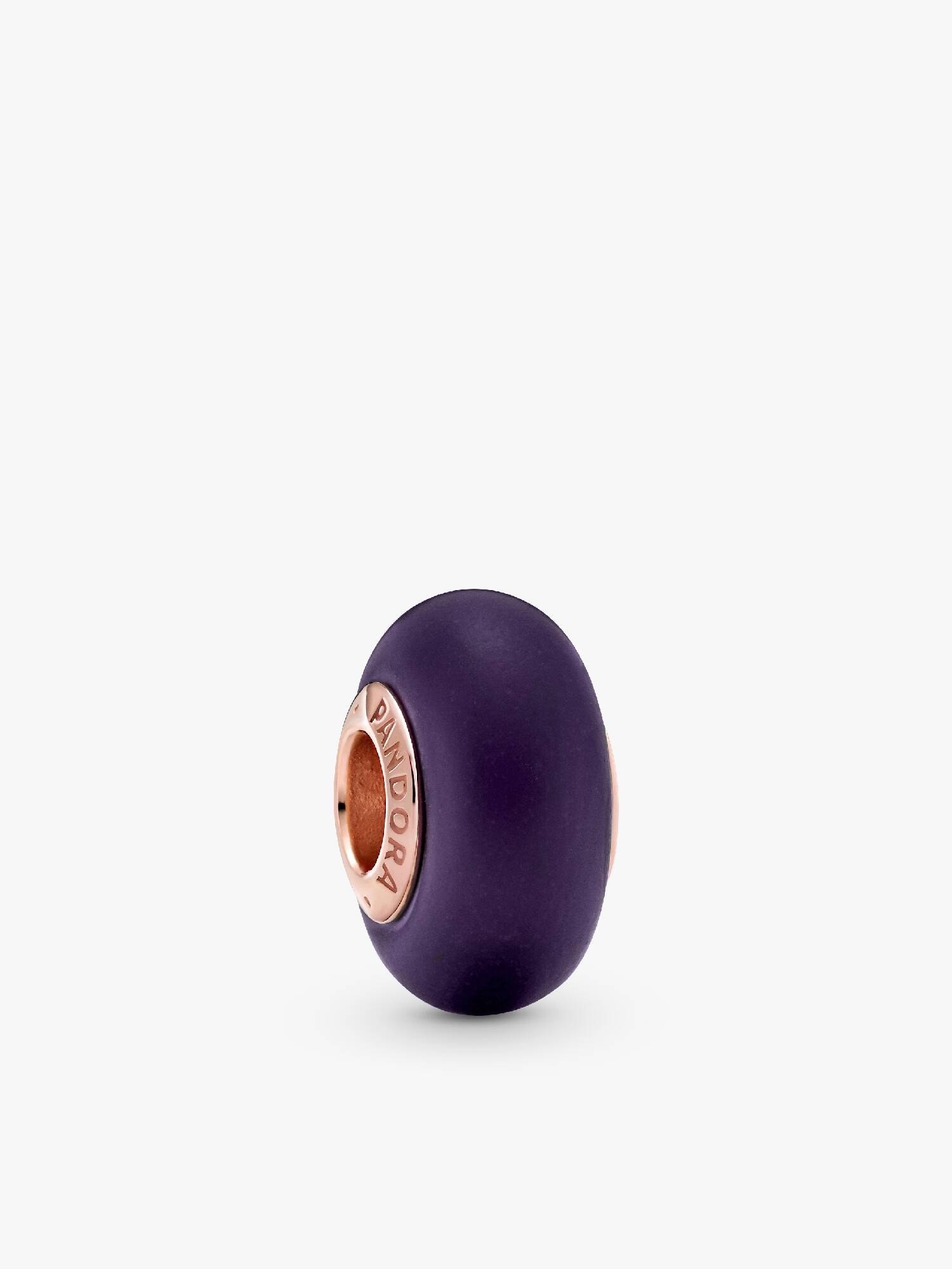 Charm de Vidro Murano Roxo Fosco