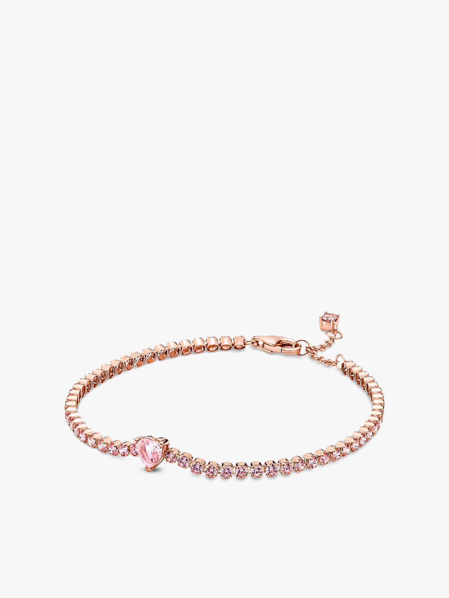 Pulseira Riviera de Coração brilhante