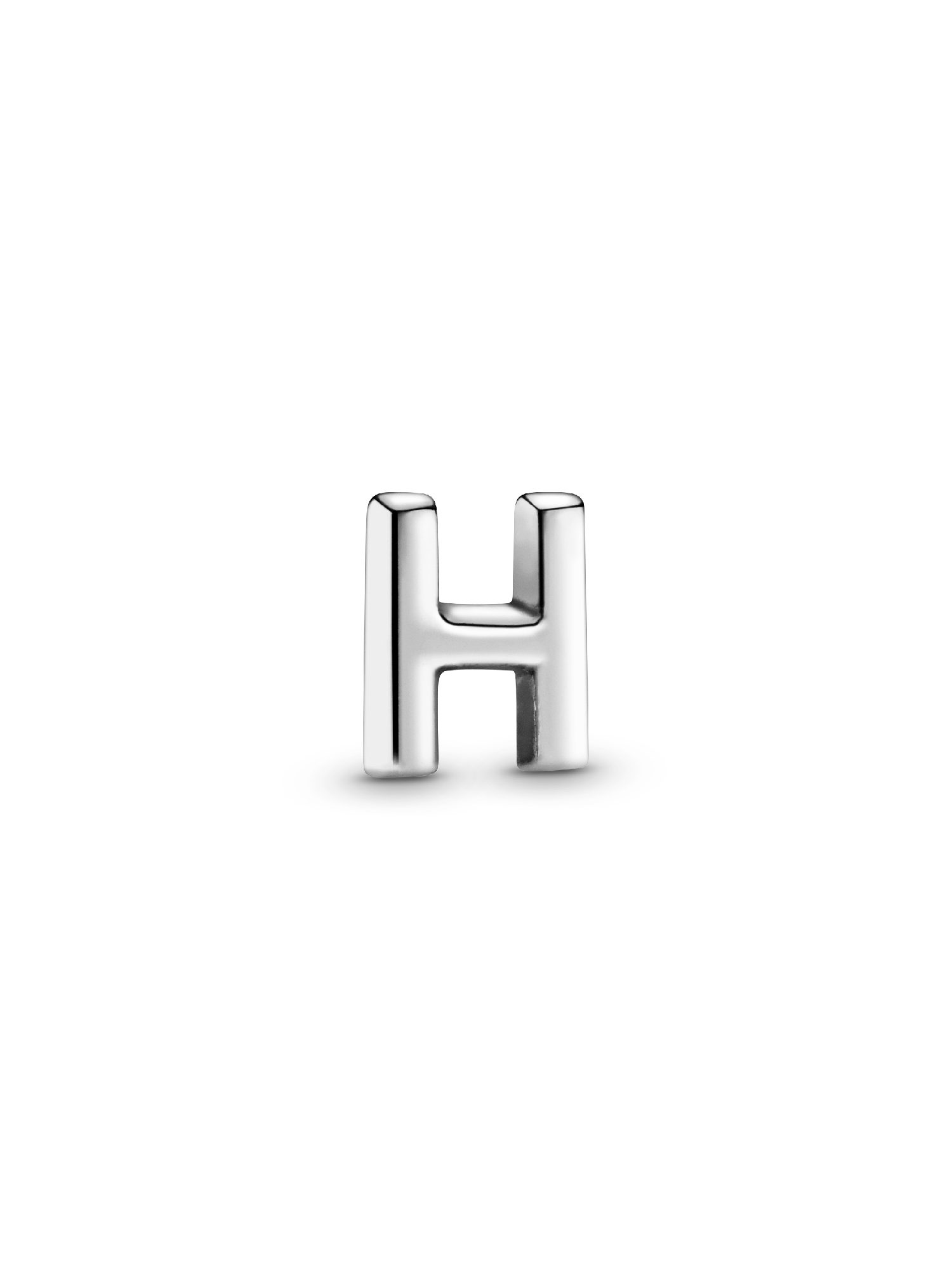 Letter H silver petite element