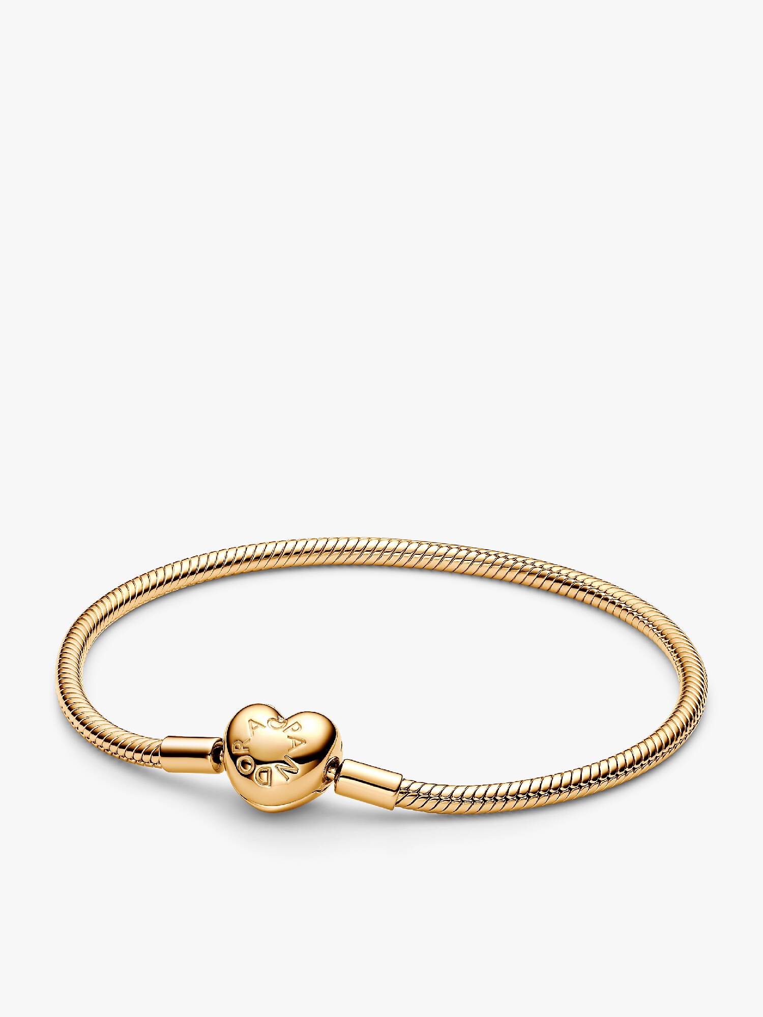 Pulseira Corrente Snake com Fecho de Coração