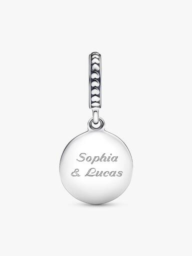 Charm Pendente "Mamãe" Gravável