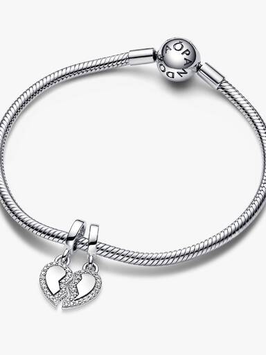 Charm Pendente Coração separável de Amigas
