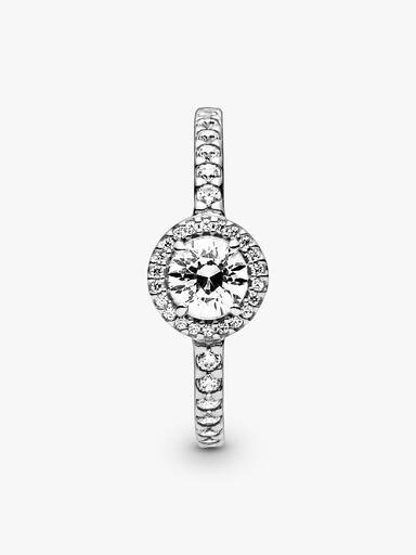 Anel Clássico Sparkle Halo