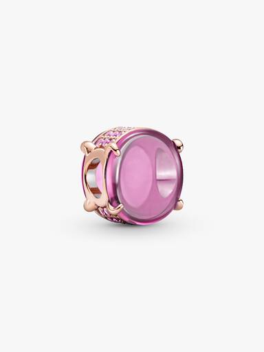 Rosa Oval Cabochon Charm