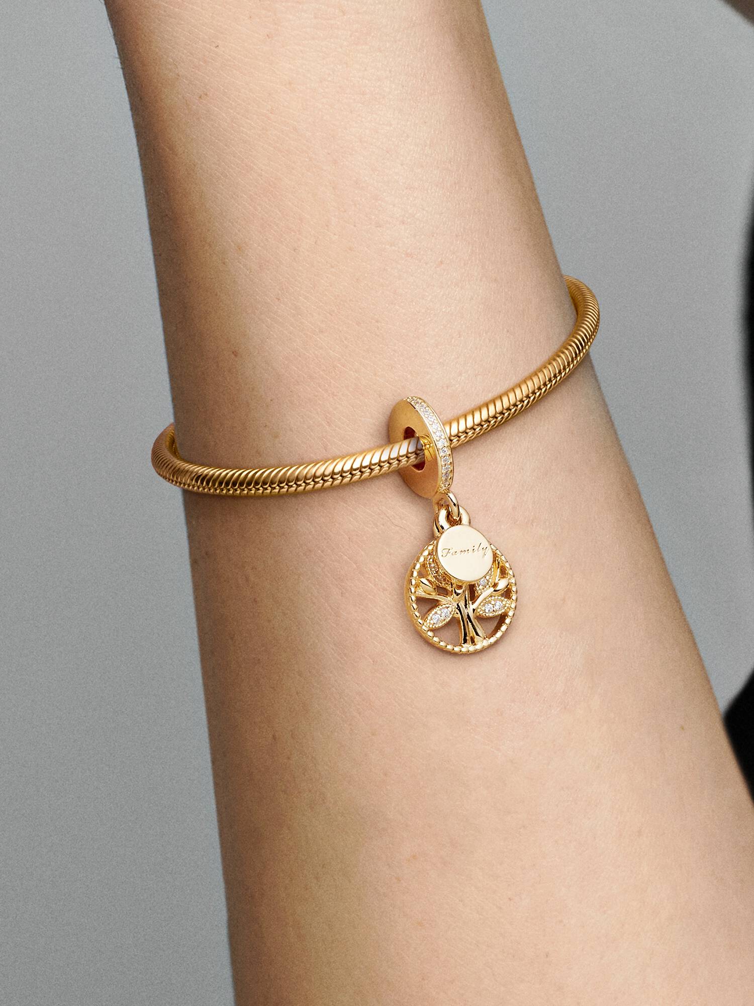 Charm Pendente Árvore da Vida Brilhante