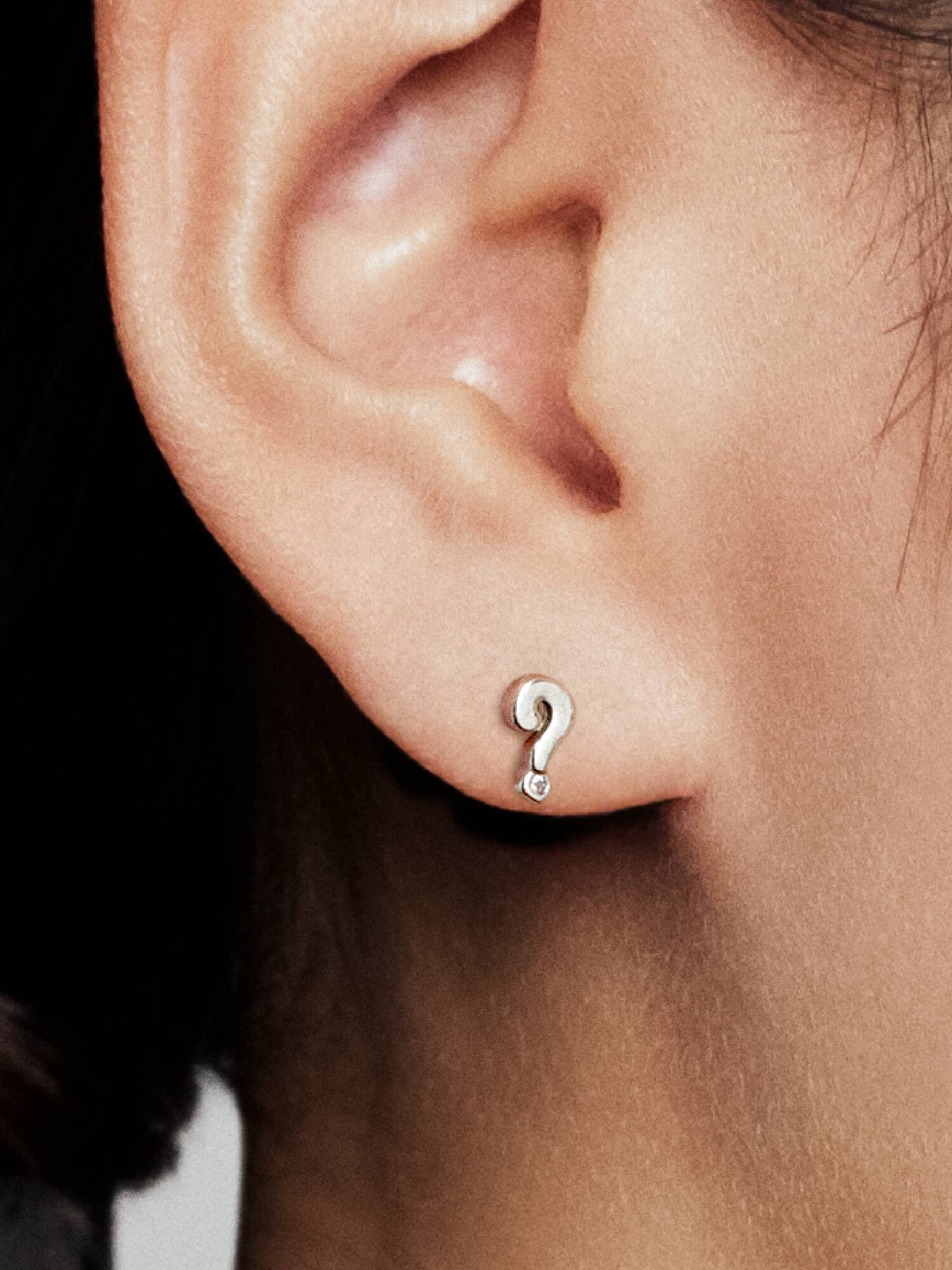 Pandora ME Question Mark Brinco de Botão Único