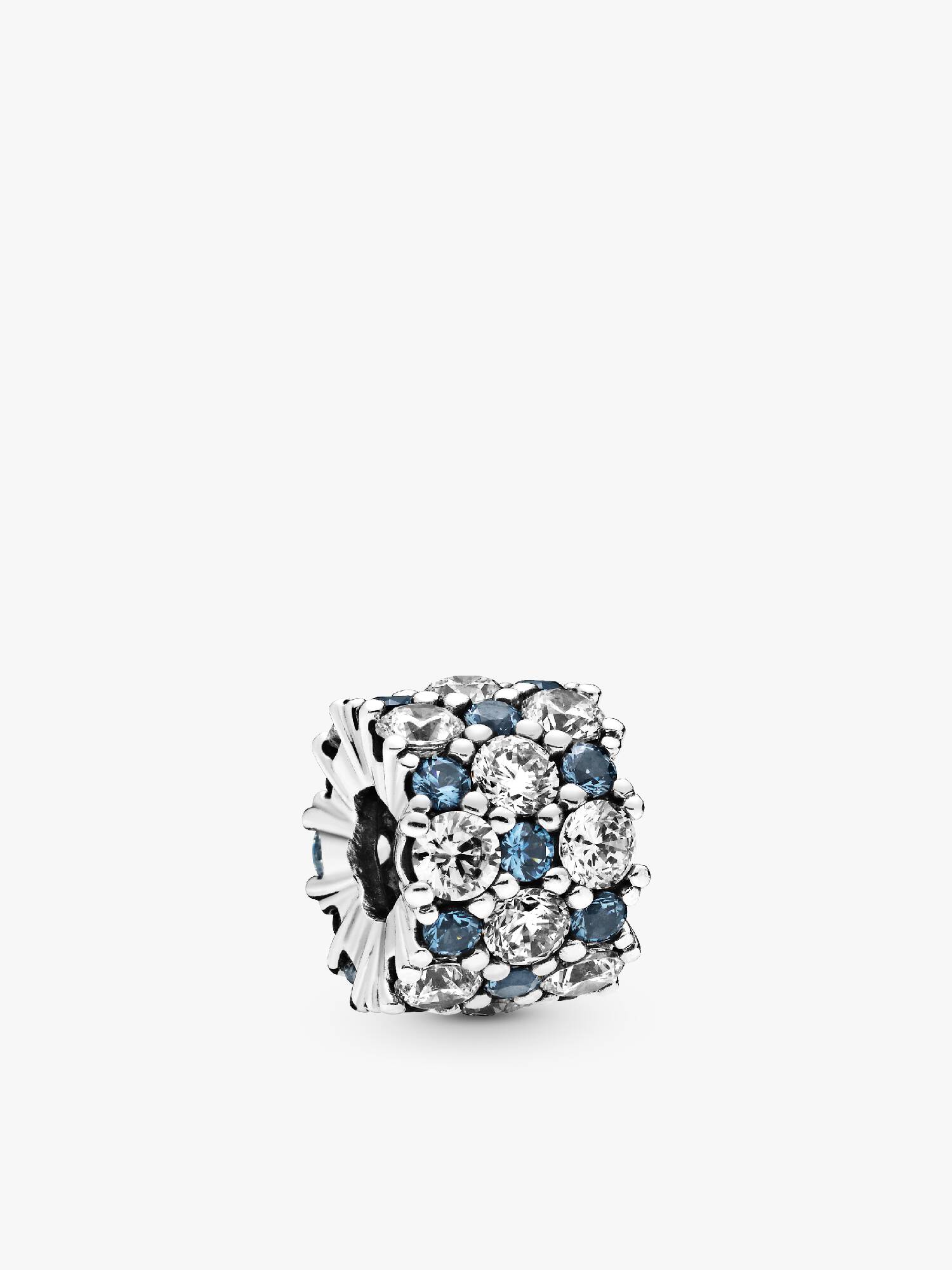 Charm Brilho Azul e Transparente