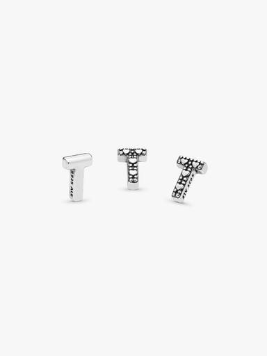 Letra T Alphabet Relicário Element