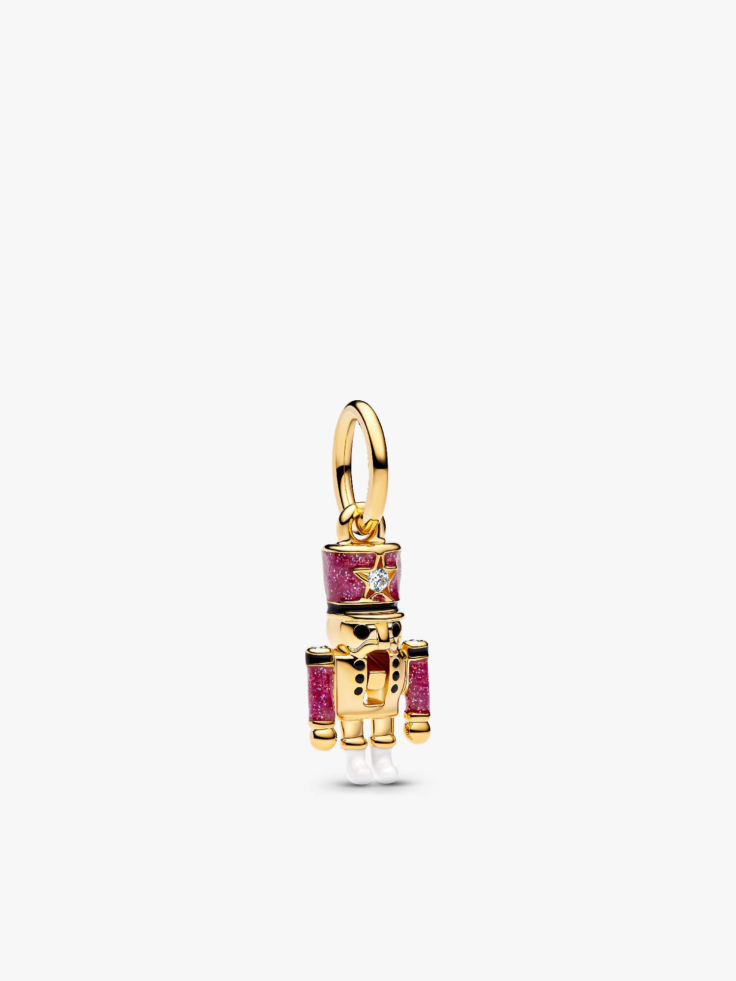 Charm pendente de quebra-nozes móvel