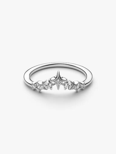 Anel Tiara de Estrelas