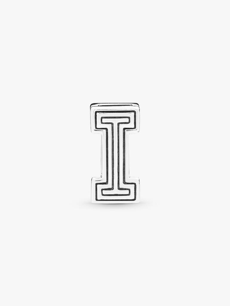 Pandora Reflexions letter I silver clip charm
