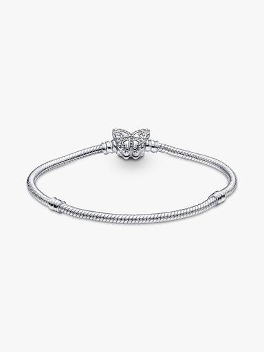 Pulseira Corrente snake com Fecho Borboleta
