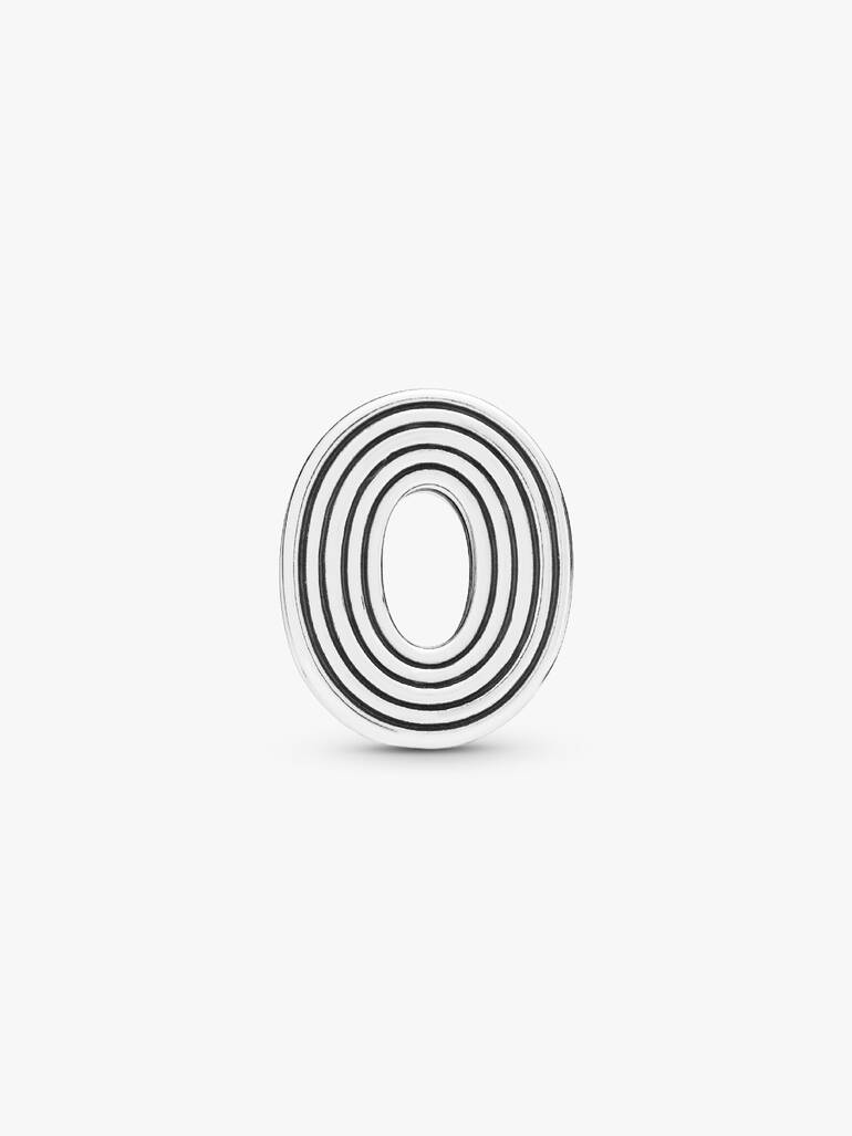 Pandora Reflexions letter O silver clip charm