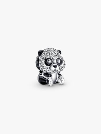Charm de Panda Fofo Brilhante