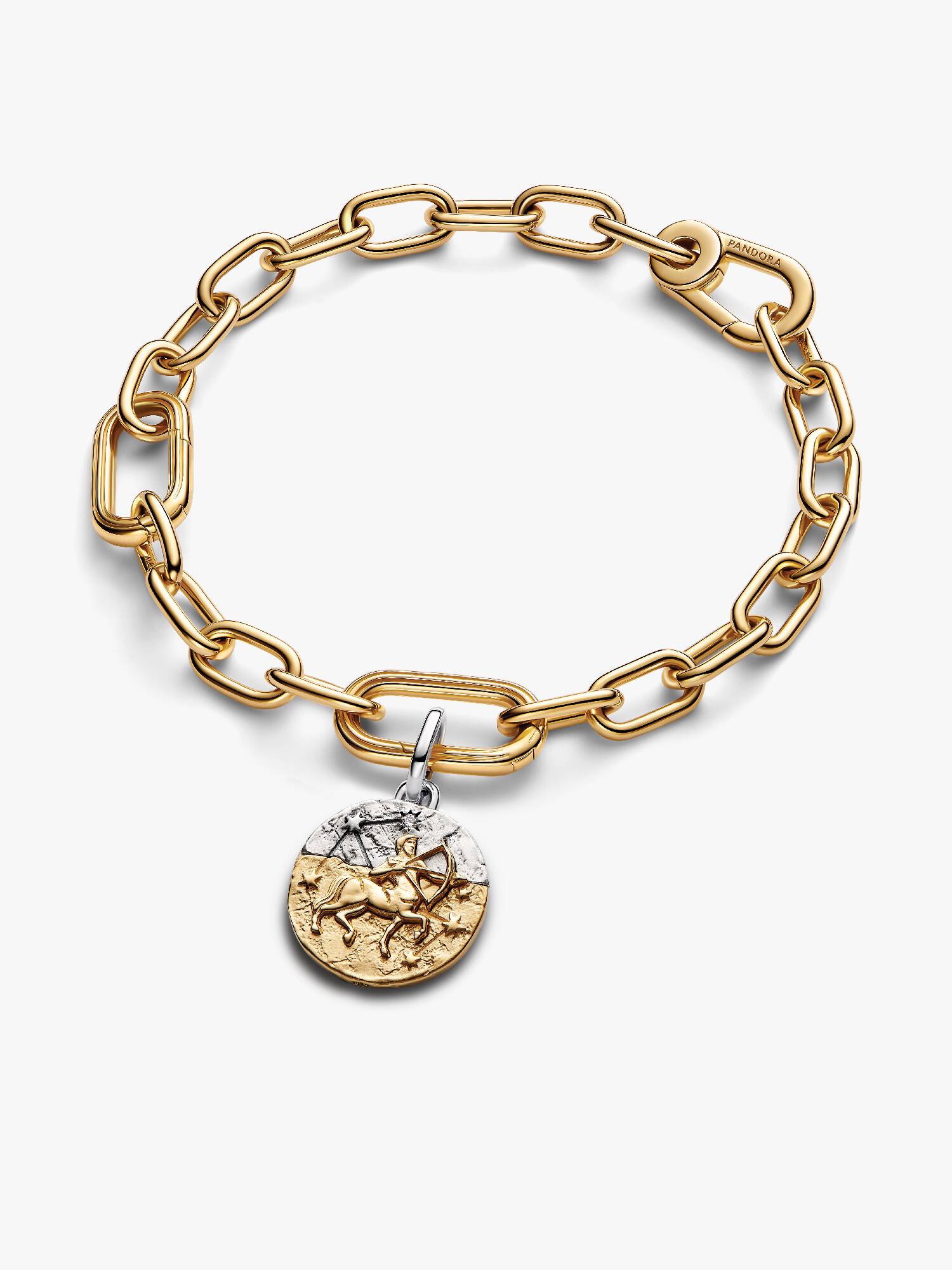 Pulseira com Charm Medalhão de Sagitário