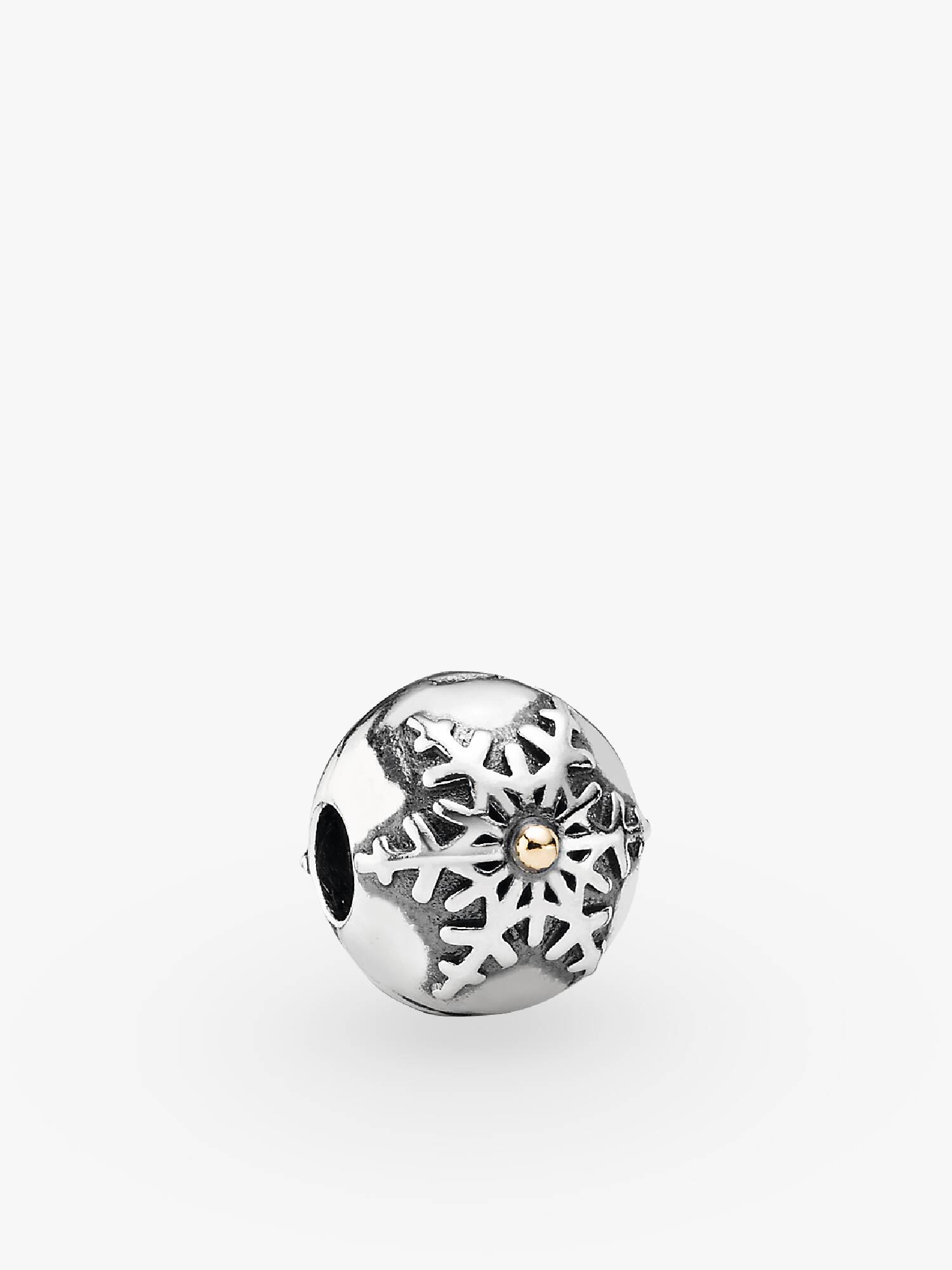 Snowflake clip with 14k