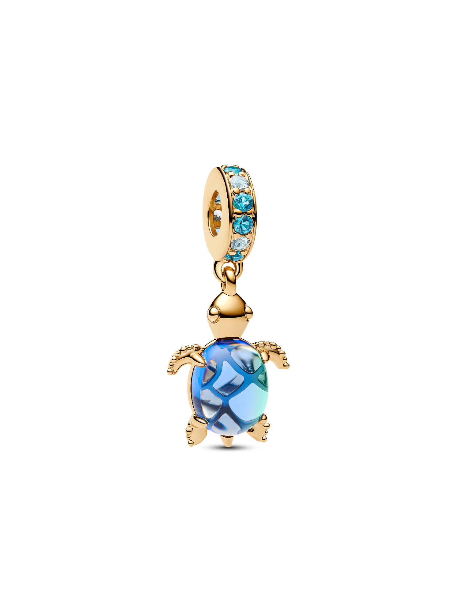 Charm Pendente Tortuga Marina de Cristal Murano