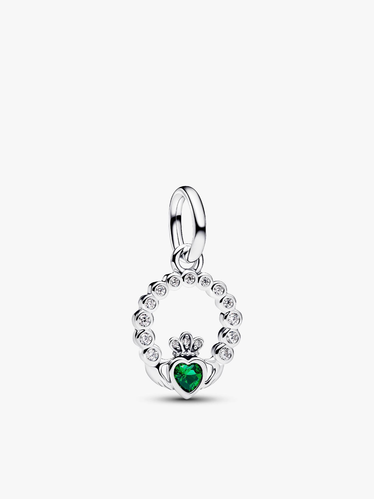 Charm pedente de anel Claddagh