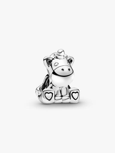 Unicorn silver charm