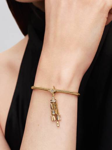 Charm Pendente de Estrela Cadente