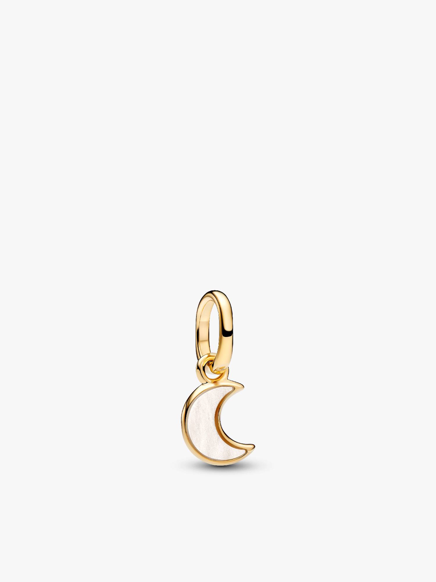 Mini Charm Pendente Lua Branca Crescente Pandora Me