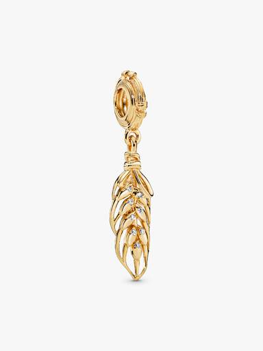 Wheat Grain Charm Pendente