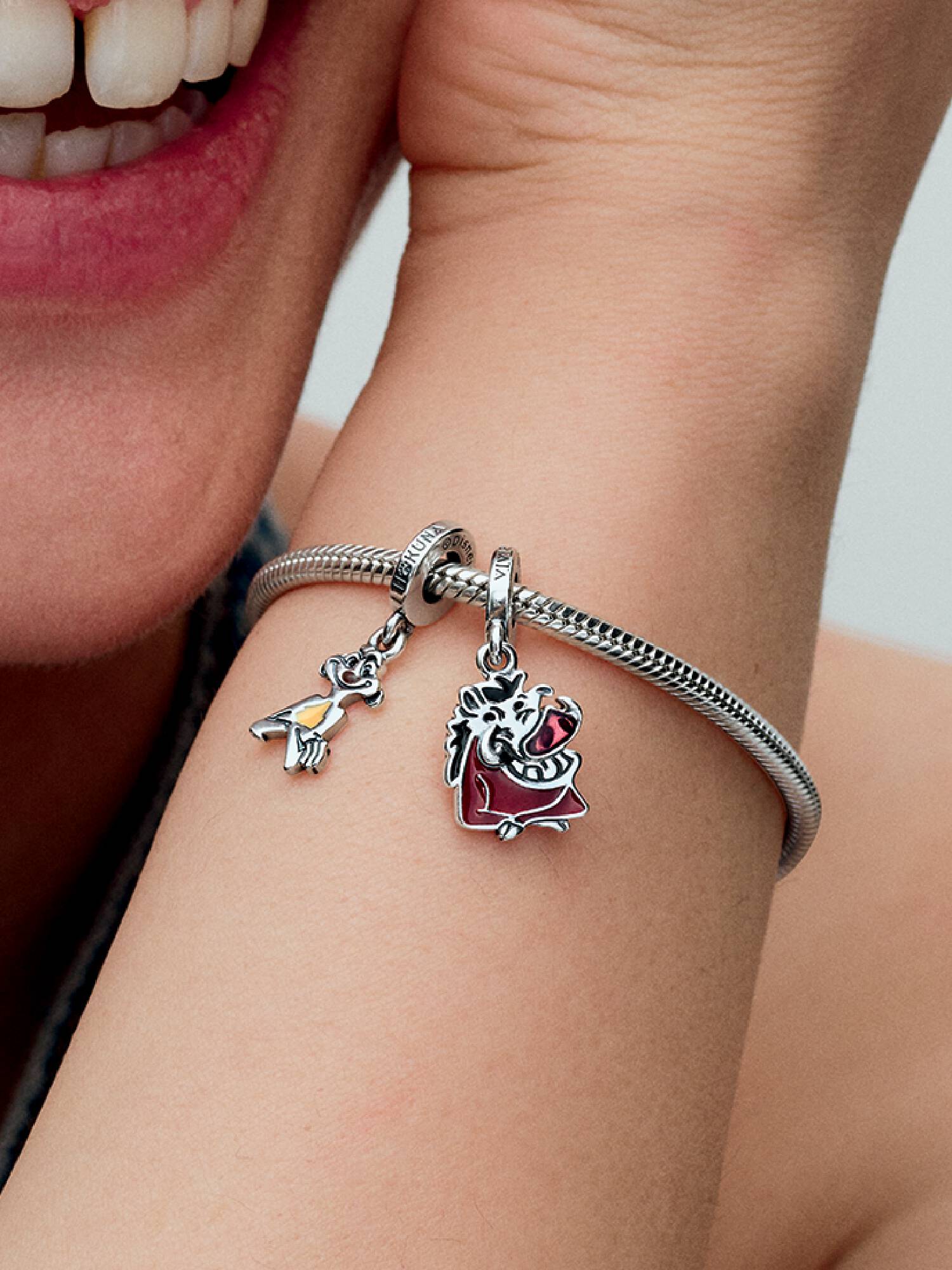 Charm Divisível Timão e Pumba da Disney
