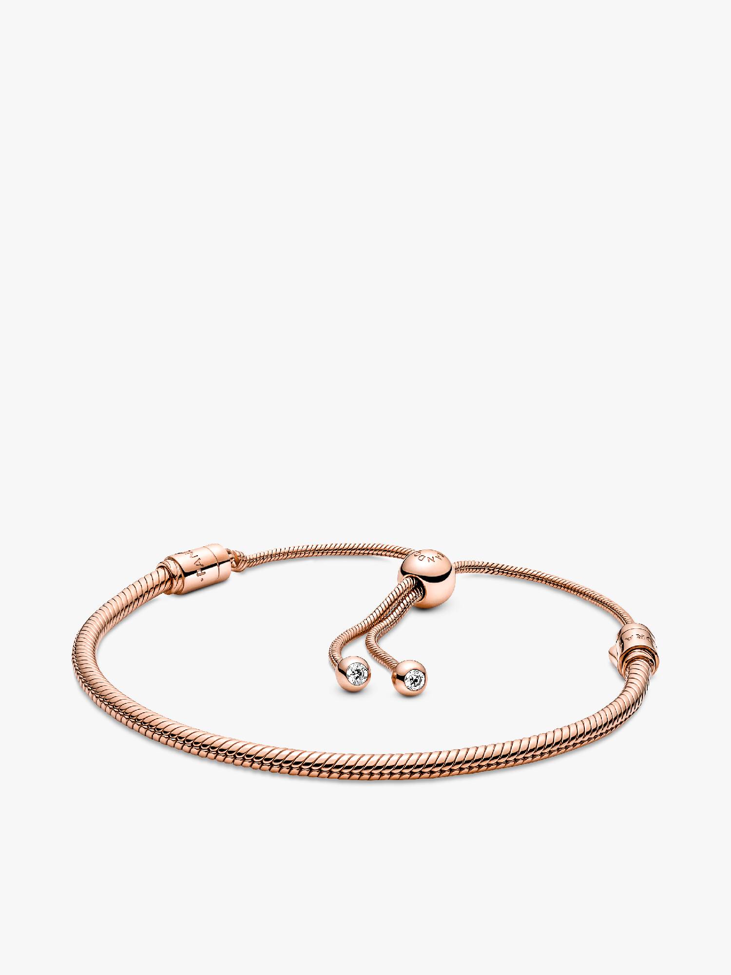 Bracelete Corrente Snake com Fecho Deslizante
