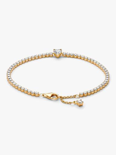 Pulseira Riviera de Coração Brilhante