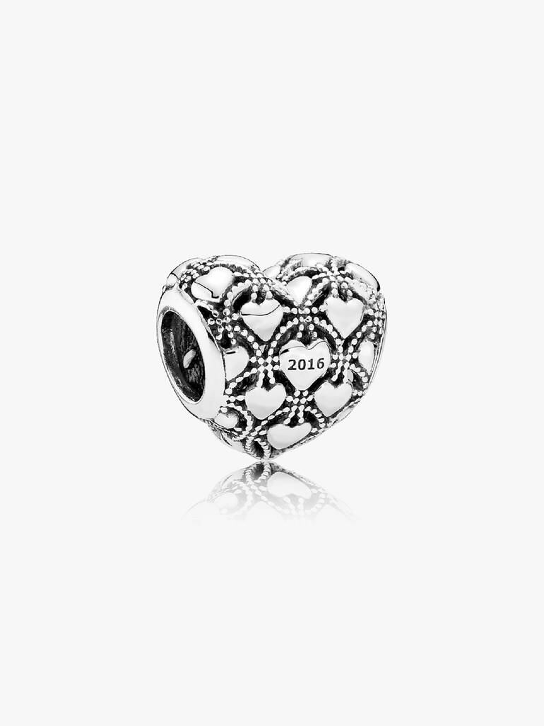 Club Charm 2016, Pandora Club 2016 Prata Charm, 0.01ct TW H/vs Diamond