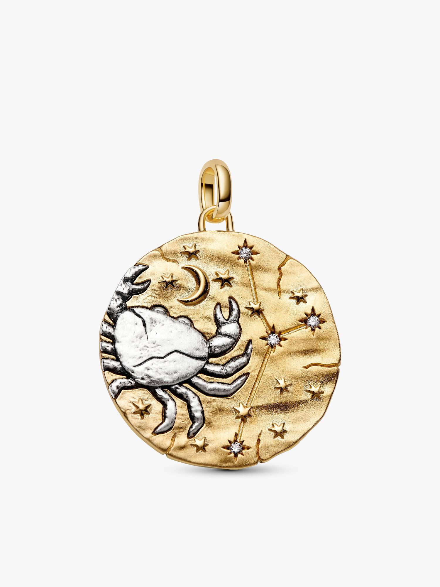 Charm Medalhão Maxi do Zodíaco do Signo de Câncer