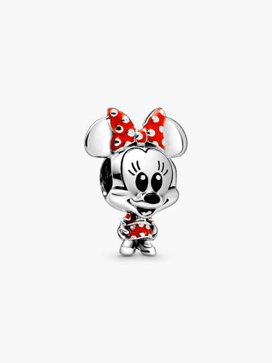 Charm Disney Minnie Mouse Vestido de Poás & Laço