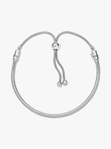 Pulseira Corrente Snake com Fecho Deslizante