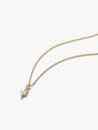 Pingente Harry Potter™ Cicatriz com Diamante cultivado em laboratório e Ouro 14K