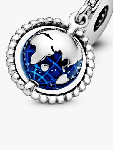 Charm Pendente Globo Giratório