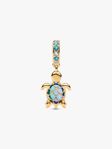 Charm Pendente Tortuga Marina de Cristal Murano