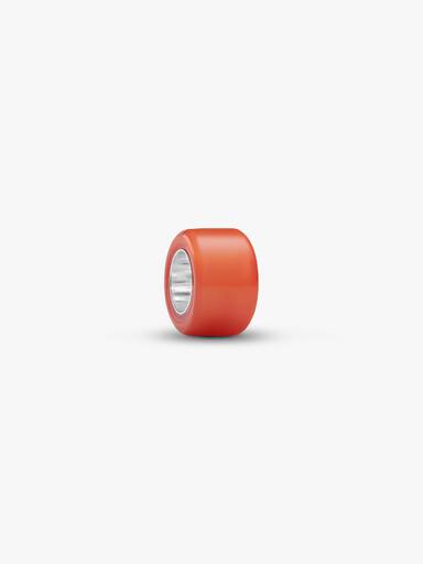Mini Charm de Vidro de Murano Laranja