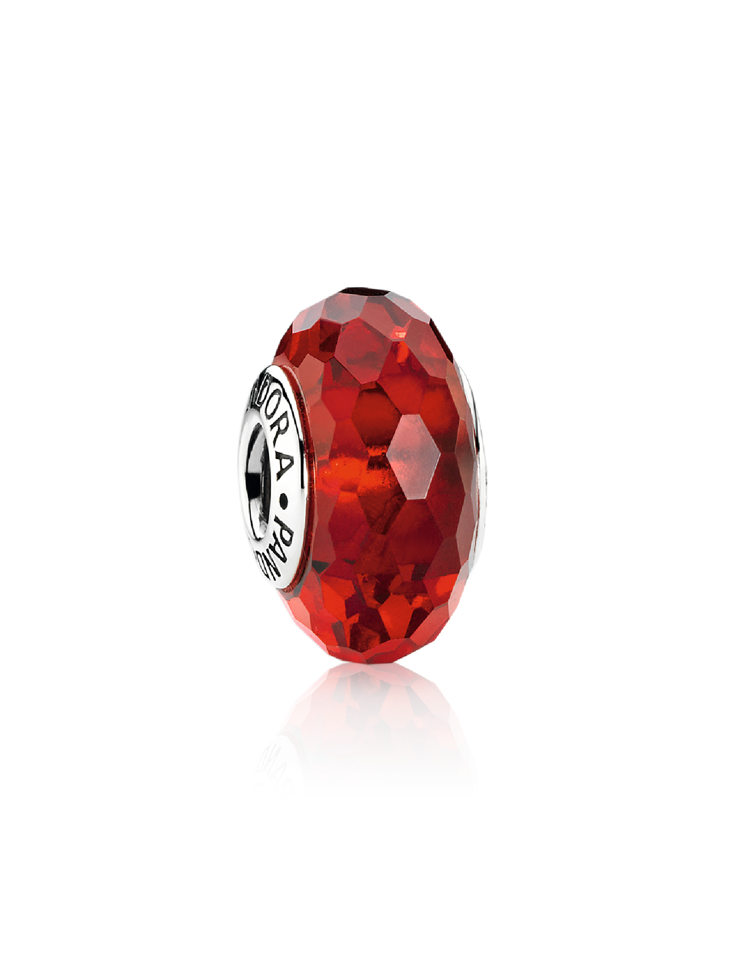 Fascinating Vermelho Charm, Cristal Murano