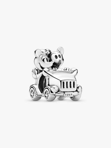 Disney Mickey & Minnie car silver charm