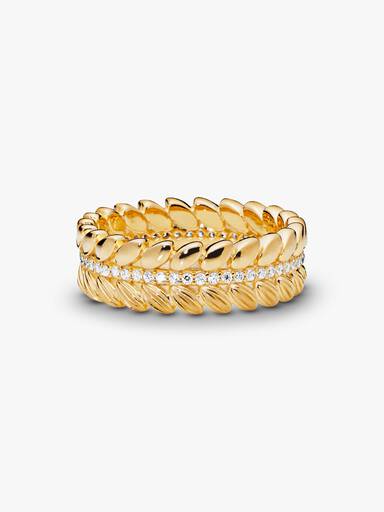 Seeds PANDORA Shine ring with clear cubic zirconia