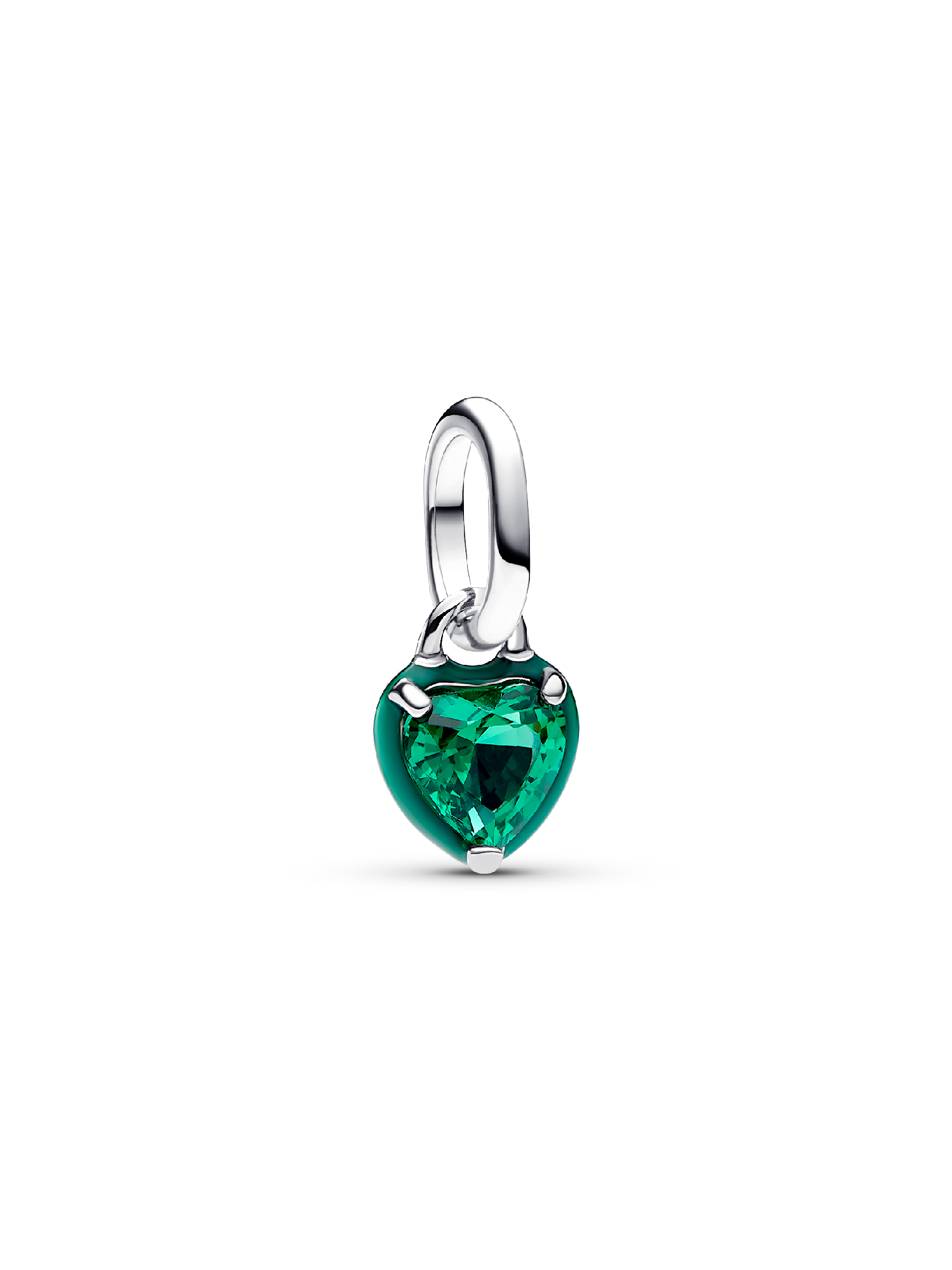 Mini Charm Pendente Coração Chakra Verde Pandora Me