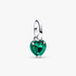 Mini Charm Pendente Coração Chakra Verde Pandora Me Mini Charm Pendente Coração Chakra Verde Pandora Me