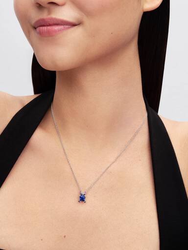Colar Azul do Stitch da Disney