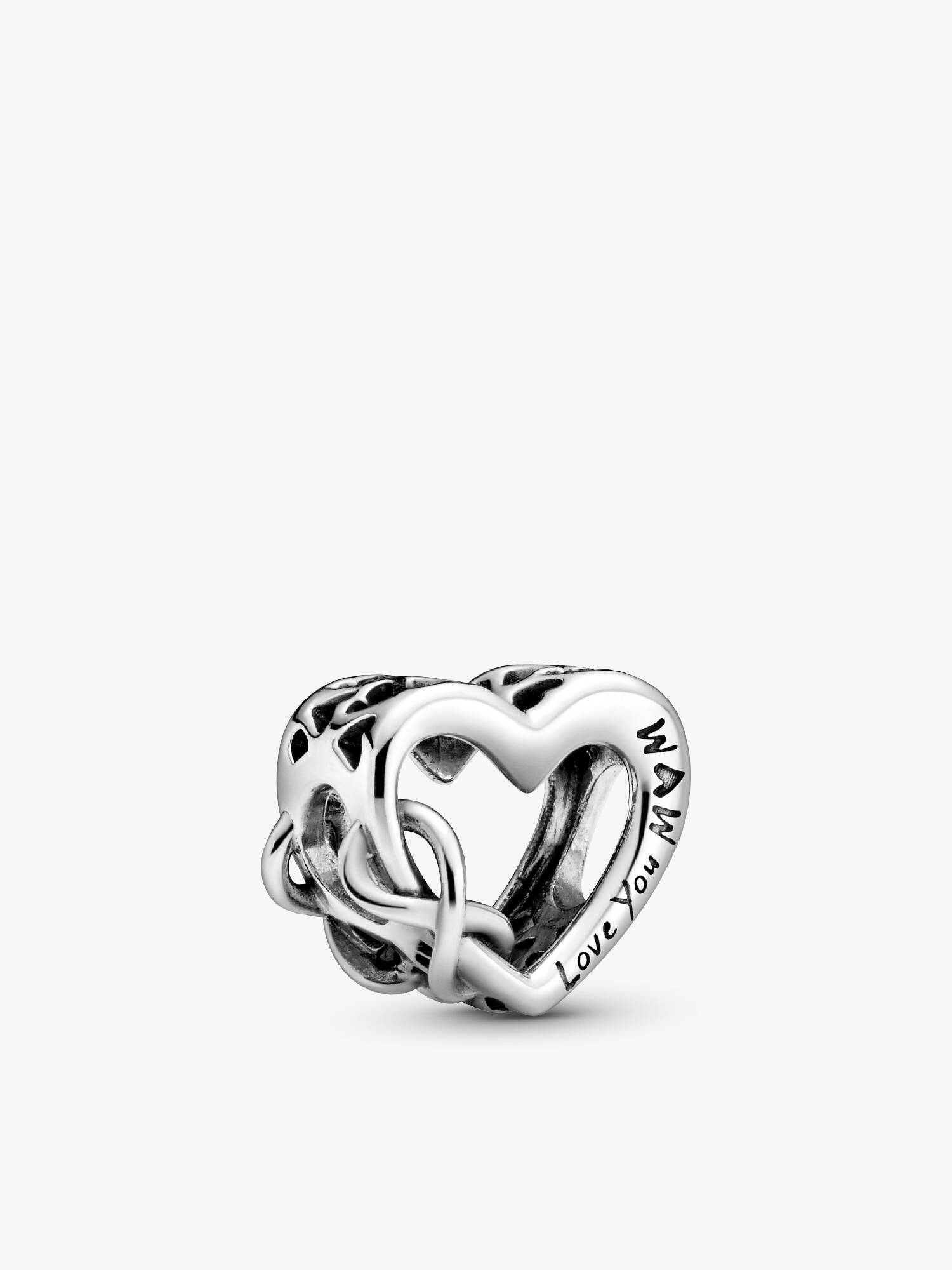 Charm de Coração "Te amo Mãe"