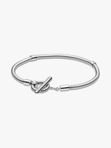 Pulseira Corrente Snake T-Bar Pandora Moments