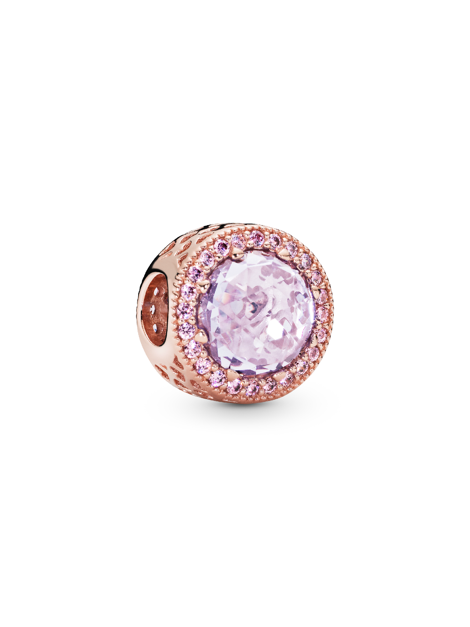 Charm Cristal Lilás Brilhante