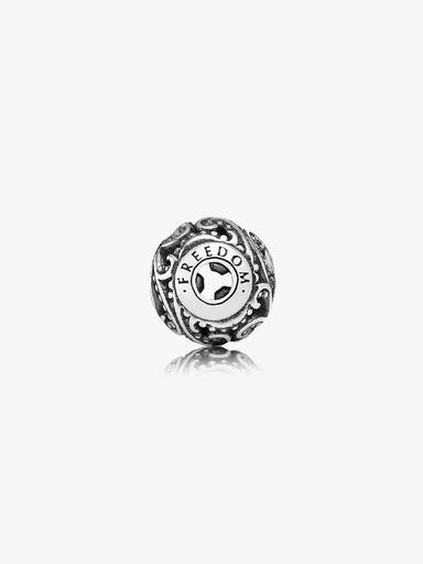 FREEDOM ESSENCE COLLECTION openwork charm in silver