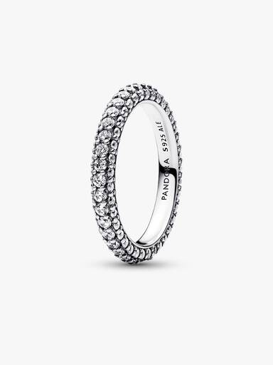 Anel Fileira em Pavé Pandora Timeless