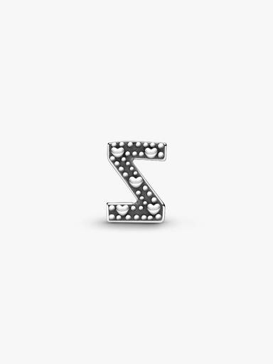 Letter Z silver petite element